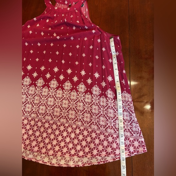 Torrid Whimsigoth Halter Neck Magenta Top Flowy Casual Summer Size 1, XL - Picture 10 of 10